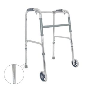 ANDADOR DE ALUMINIO CON RUEDAS
