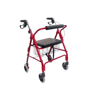 ANDADOR ROJO CON CANASTILLA
